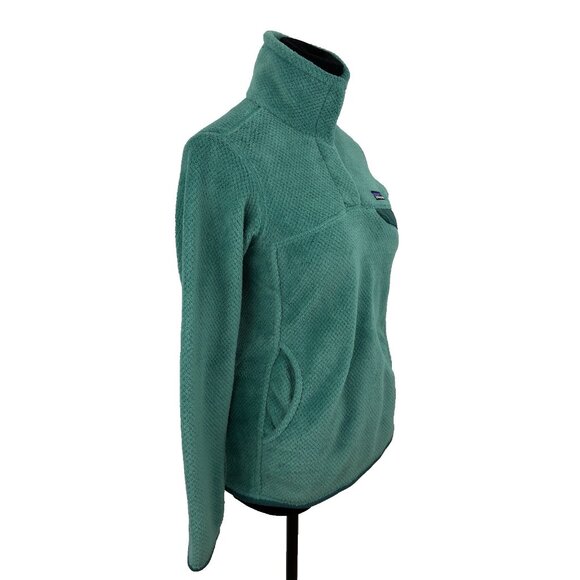 PATAGONIA Re-Tool Snap-T fleece pullover - women's size XS green 25442 - Picture 4 of 9